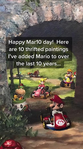 10 Mario Paintings for Video Game Art Fans