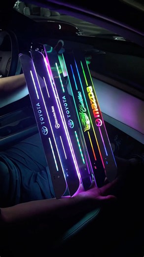 Magnetic fit & glow up.No damage, full style. #CarMods #AutoAccessories #CarCare #ModifiedCars