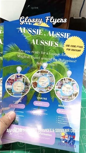 FLYERS / BROCHURES / LEAFLETS / PAMPHLET(REGULAR PAPER / GLOSSY PHOTO PAPER)