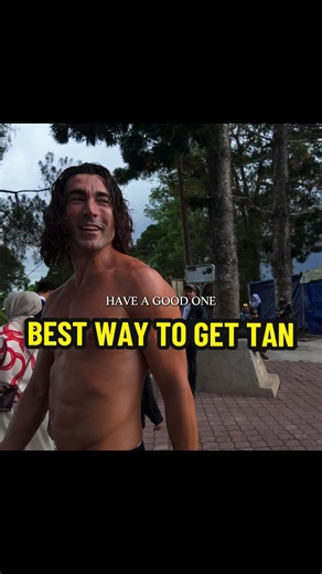 The best way to get tan… #mrbelmar #natebelmar #sixpack | Vitamin D