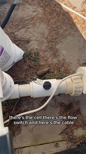 How to repair a broken Hayward salt system flow switch #poolservice #pooltips #poolcare #poolexperts