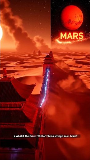 What if The Great Wall of China stood on Mars?