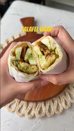 FALAFEL WRAP #shortvideo