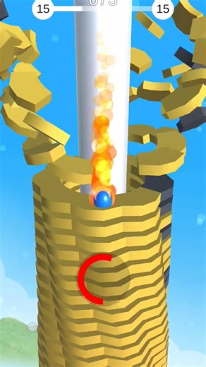 Stack Ball Crazy Levels Gameplay | Smash Everything!