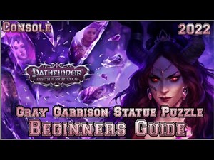 Pathfinder Wrath of the Righteous Gray Garrison Statue Puzzle