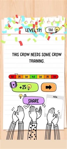 brain test level 171 #gamingshorts #ytshorts