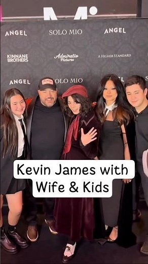 Kevin James Steps Out with Family at NYC Red Carpet Premiere