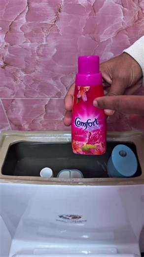 I put a fabric softener bottle in my toilet tank... what happens next is incredible