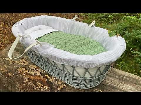 HOW TO CROCHET A SIMPLE BABY BLANKET // Moses Basket Blanket // Ophelia Talks Crochet