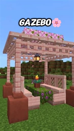 Minecraft gazebo 🌸 like and subscribe #minecraft #shorts