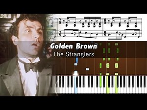 The Stranglers - Golden Brown - Accurate Piano Tutorial with Sheet Music