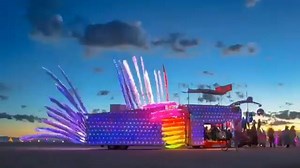 2.8K views · 60 reactions | Experience a minute of Burning Man from dusk to dawn.  : Festival Canavarı | Reno Tahoe | Facebook