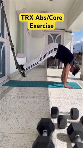 Build Abs muscles with Trx Abs Exercise Burn Belly Fat..हर हर महादेव 🕉 #shorts #youtubeshorts