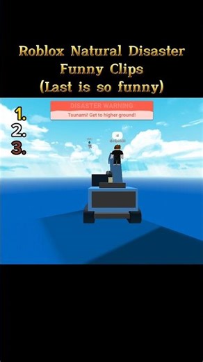 Roblox Natural Disaster Funny Clips 😂
