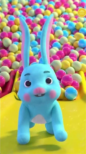 rabit climbing a mountain #nurseryrhymes #bunny