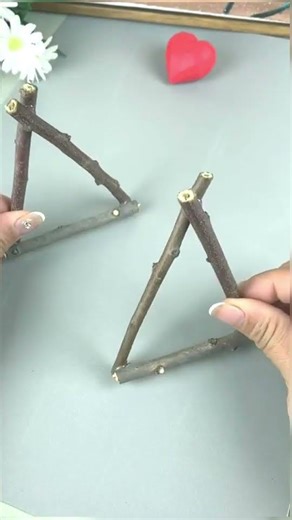 Make a wooden swing with tree branches#diy#handmade