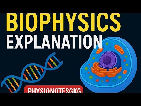 Biophysics Explained | Definition l Branches | Physionotesgkg