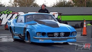 Michael Biehle and ran a new personal best with a 5.73 at 254 mph! The brand new Jamie Miller, Red Hat Mafia, tuned Mustang looked great today. Biehle Motorsports | Proline Racing