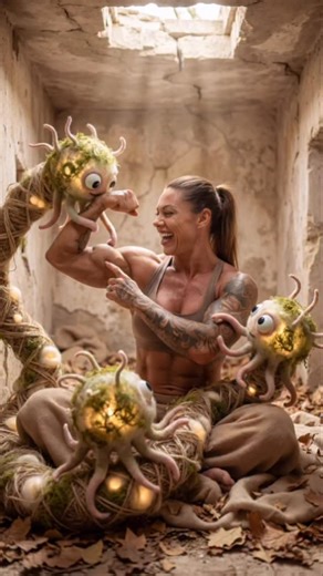 The Freaky Alien Planet! 👽 #muscle #femalebodybuilder #alien #freaky #musclegirl | Aigra Maticimages