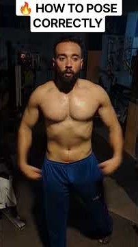 HOW TO POSE LIKE A BODYBUILDER 💪 | OFF-SEASON POSING TUTORIAL | Usama Coach#viralvideo #foryou #gym
