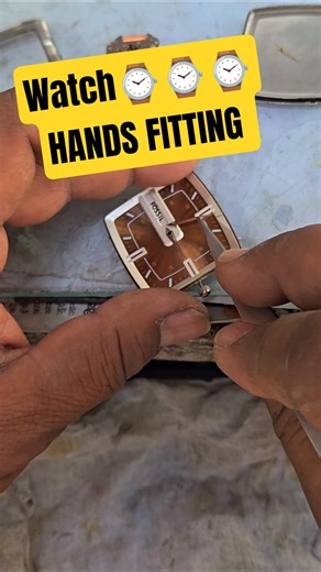 Watch Repair Secret 🔥 Movement Fit & Hand Setting Process | tiktikhub