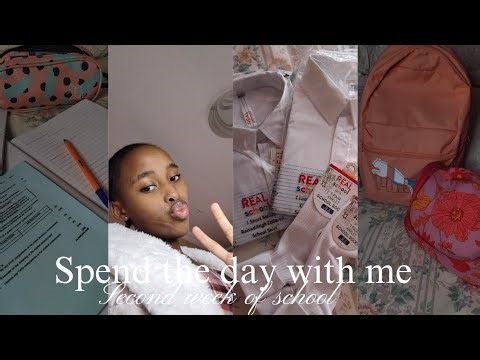 Spend the day with me:grwm||lunch||school||homeworks & more[South African YouTuber]