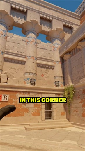 Three Craziest Smokes For B Site Anubis #shorts #cs2