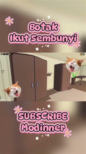 Modinner Ngakak, Botak Ikut Sembunyi 🤣 #shorts #lucu #modinner #botak #shortvideo #viral #roblox