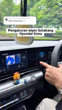 How to Turn On the Hyundai Kona EV Rear Wiper - Car Tutorial