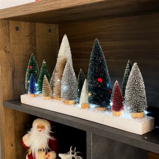 Bottle brush Christmas trees | Magic Hands Creations