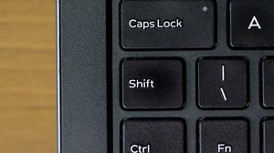 Top view thumb pressing shift button keyboard Free Stock Video Footage