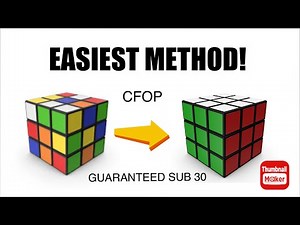 How to solve the Rubik's cube using CFOP!