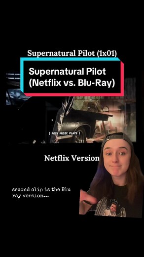 #Supernatural Netflix vs. Original Music - PART 1/3 Pilot 1x01 originally featured HIGHWAY TO HELL by AC/DC. #spn #spnfam #acdc #supernaturaltiktok #supernaturalfans #supernaturalfamily #deanwinchester #samwinchester