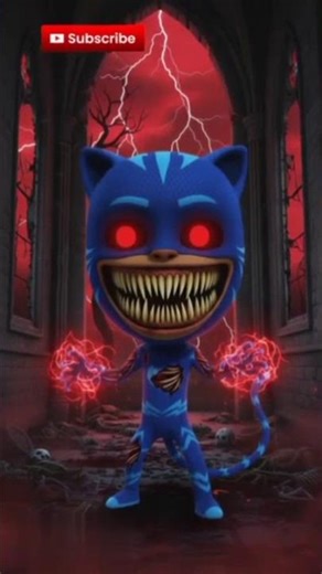 PJ Masks Horror Version 😨 | Dark Night Heroes #horrorshorts