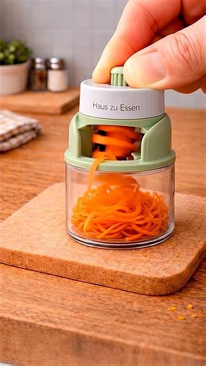 Mini Spiralizer Tool Making Veggie Spirals 🥕