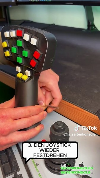 Joystick anpassen mit neuer Kippmechanik