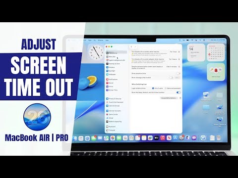 How to Adjust Screen Timeout on MacBook! [Stop Mac From Sleeping]