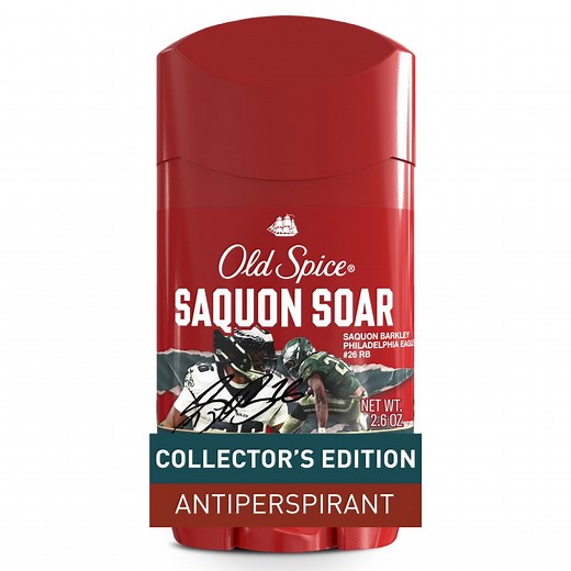 Old Spice Men's Antiperspirant Deodorant, NFL Collection, Saquon Soar, Santal Speed, 2.6oz