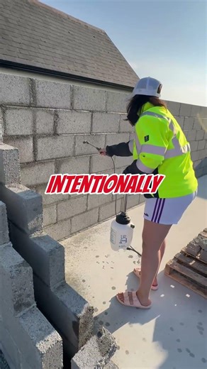 Why Do Construction Worker Poured Water on Fresh Concrete ❓😱