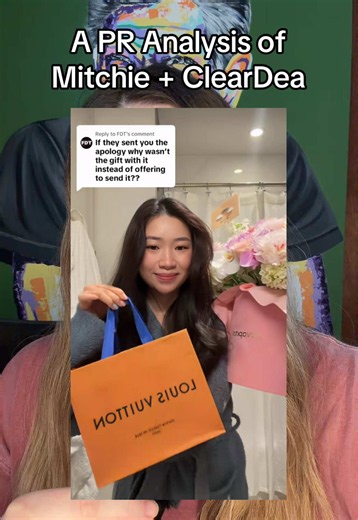 special thanks to @𝗛𝗦 for grabbing a screenshot of the brand’s comment! I couldn’t pull the others due to the videos getting deleted. #mitchie #louisvuitton #cleardea #LearnonTikTok #edutok