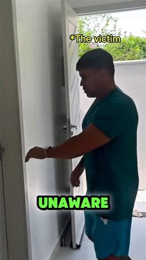 He Touched the Door Once… and Instantly Regretted It 😳 #shorts #prank
