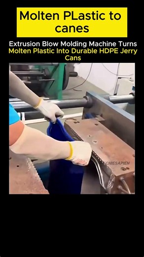Machines That Turn Molten Plastic Into STRONG HDPE Plastic Cans