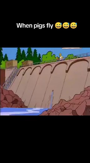 Cuando los cerdos vuelen en Los Simpsons