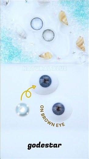 Godestar Colored Contacts | 3 Blue Lenses, Endless Summer Vibes 🌊