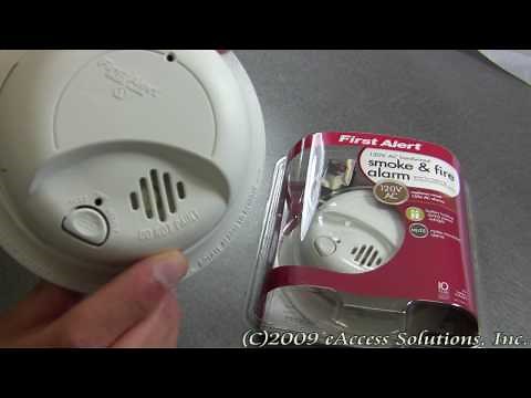 First Alert Hardwired Smoke and Fire Alarm explanation and un-boxing video