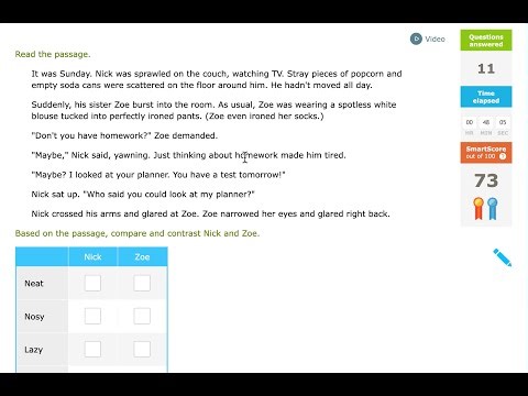 Comparing and Contrasting Characters