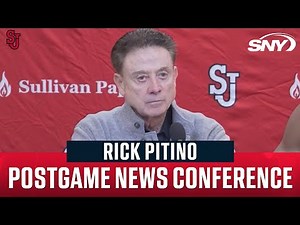 Rick Pitino on St. John's loss to Alabama: 'They were the better basketball team today'
