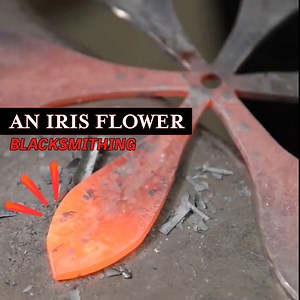 Inspired By Nature 💐 Iris Flower Forge | Torbjörn Åhman Blacksmith
