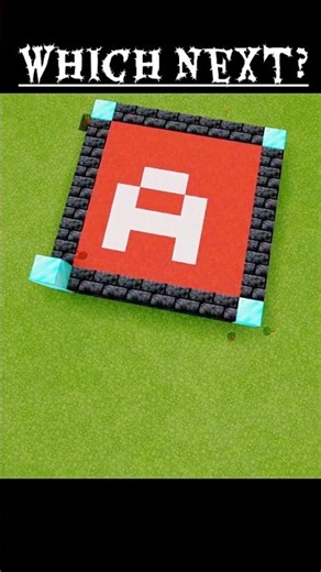 Pixel art Minecraft of letter A # #minecraft