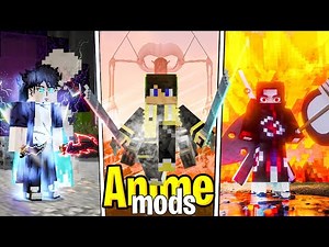 New ANIME MODS for Minecraft PE 1.21🔥